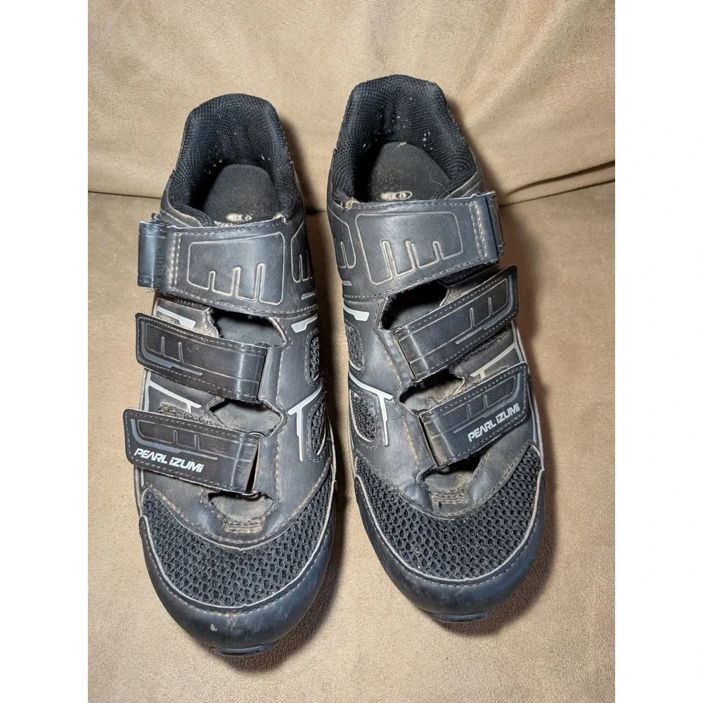 Pearl Izumi All-Road III Cycling Men's 47 US 13 Attached Shimano SM-SH56 Clips